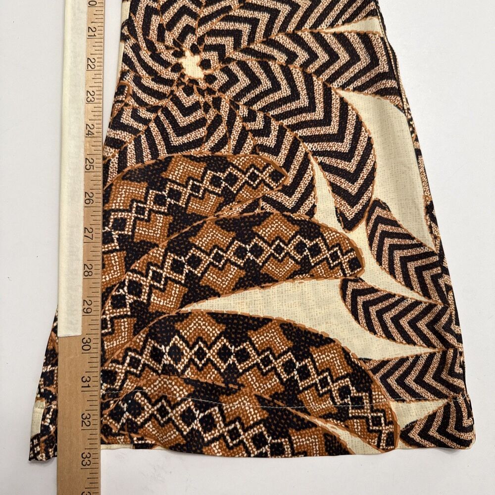 Farm Rio XS Pants Sand Yawanawa Banana Flare Bell Bottom Tropical NW0T - Picture 10 of 10